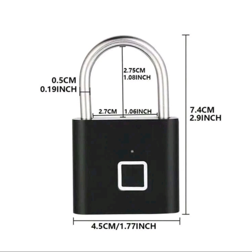 Fingerprint Padlock - Picture 4 of 6
